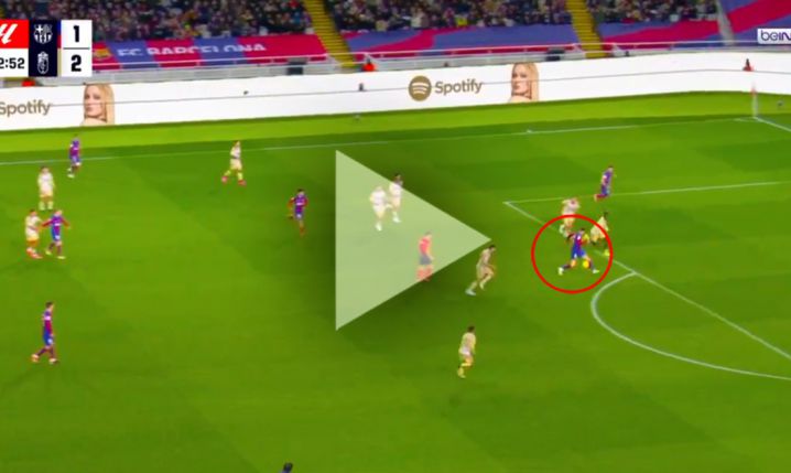 Lewandowski STRZELA GOLA na 2-2 z Granadą! [VIDEO]