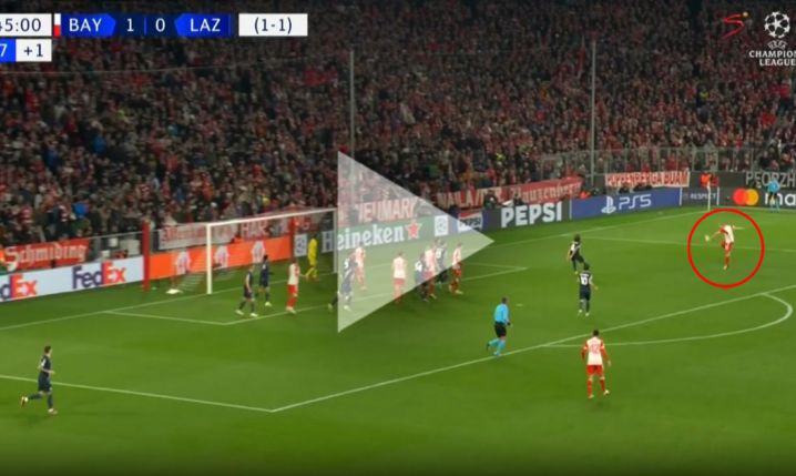 GOLAZO Bayernu na 2-0 z Lazio w LM! [VIDEO]