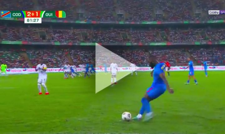 CUDOWNY gol z rzutu wolnego w meczu DR Kongo - Gwinea! [VIDEO]