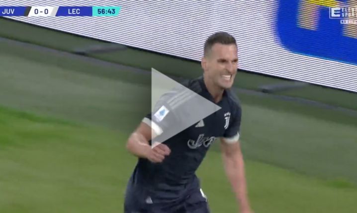 Milik STRZELA GOLA z Lecce w Serie A! [VIDEO]