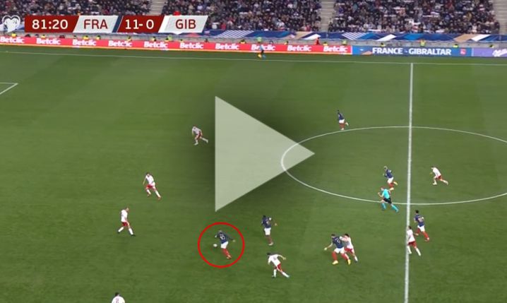 FENOMENALNY gol Mbappe na 12-0 z Gibraltarem! [VIDEO]