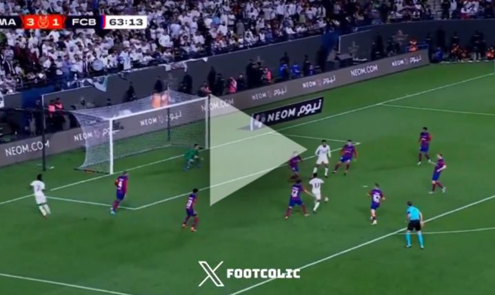 Rodrygo ŁADUJE GOLA na 4-1 z Barceloną! [VIDEO]