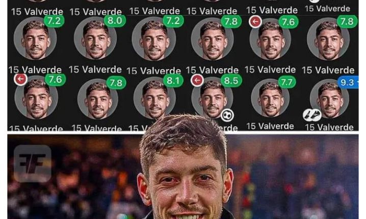OCENY występów Federico Valverde w tym sezonie!
