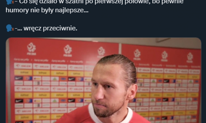 Grzegorz Krychowiak o nastrojach po 1 połowie... XD