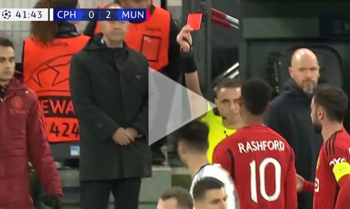 ZA TO Rashford wyleciał z boiska! [VIDEO]