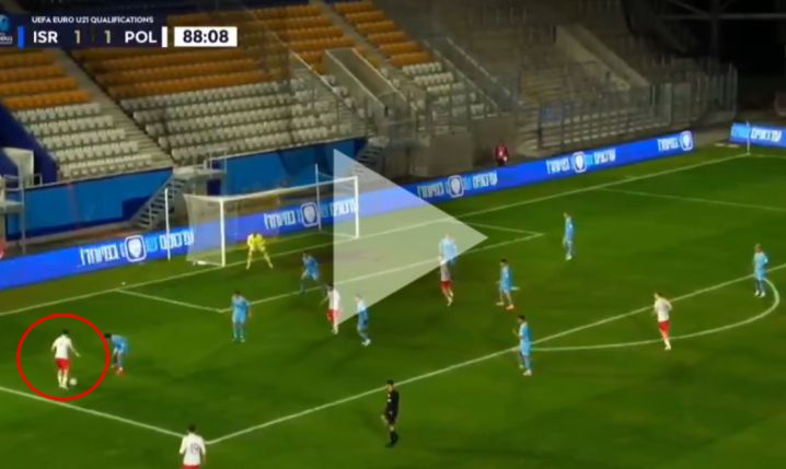 FENOEMANLNY gol Kajetana Szmyta na 2-1 z Izraelem U21! [VIDEO]