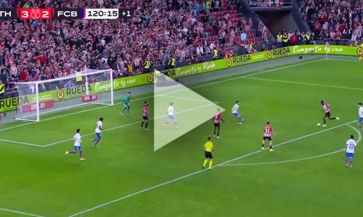 FENOMENALNY gol Nico Williamsa na 4-2 z Barceloną! [VIDEO]
