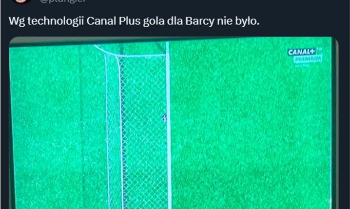 Technologia CANAL+ rozwiązała wątpliwości, co do nieuznanego gola Barcelony!