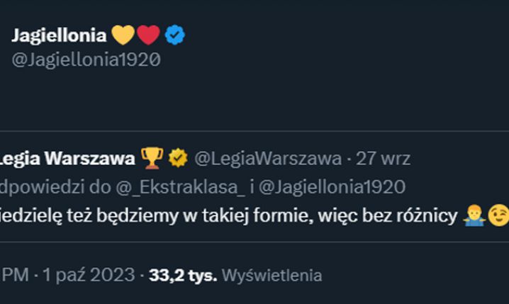 Jagiellonia przypomniała po meczu WPIS Legii... :D