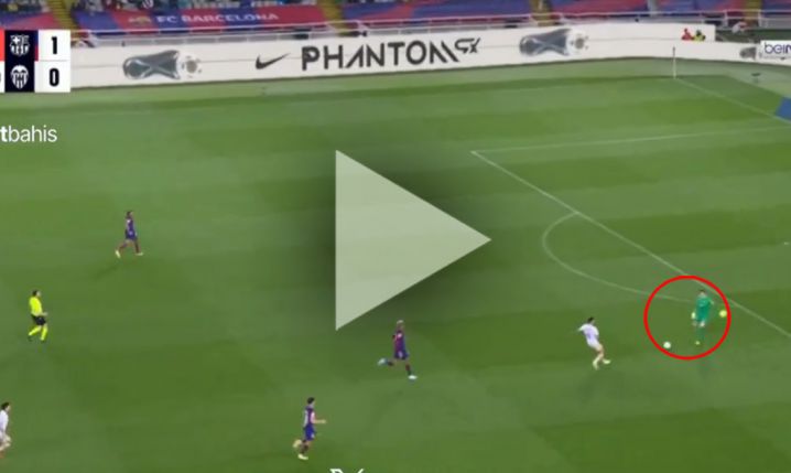 FATALNY błąd Ter Stegena i Valencia strzela na 1-1! [VIDEO]