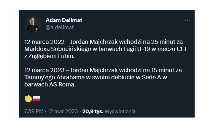 Jordan Majchrzak ROK TEMU vs TERAZ