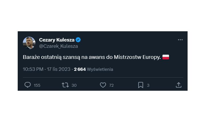 WPIS Cezarego Kuleszy po meczu Polski z Czechami...