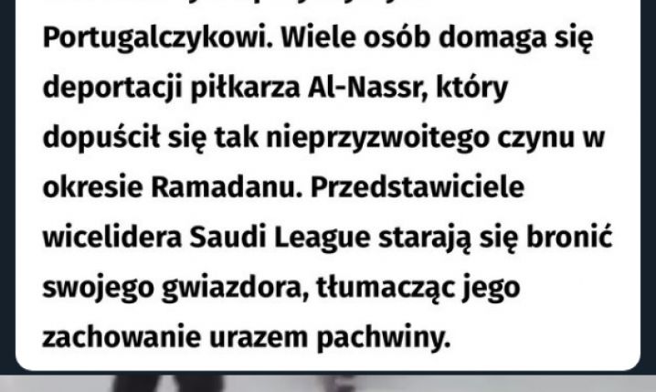 TAK TŁUMACZY się klub z zachowania Ronaldo... xD