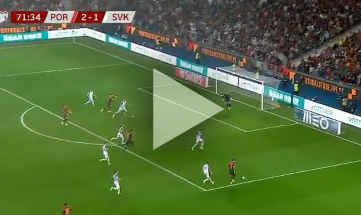 Ronaldo STRZELA DRUGIEGO GOLA ze Słowacją! 3-1 [VIDEO]