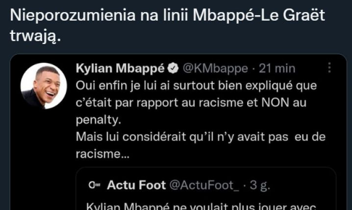 REAKCJA Mbappe na słowa prezesa francuskiej federacji!
