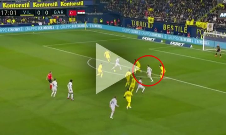 ASYSTA LEWANDOWSKIEGO przy golu Pedriego na 1:0 z Villarreal [VIDEO]