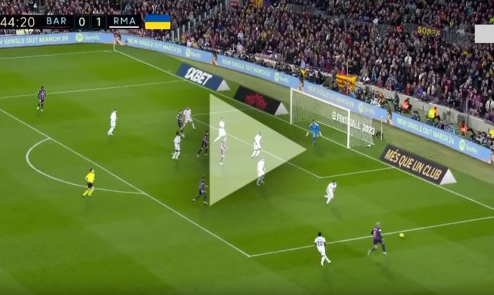 Sergi Roberto STRZELA GOLA na 1-1 z Realem Madryt! [VIDEO]