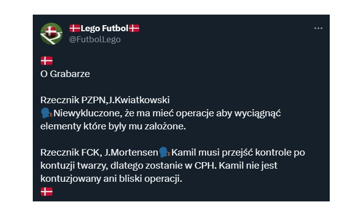 SŁOWA rzecznika prasowego Kopenhagi nt. Kamila Grabary!