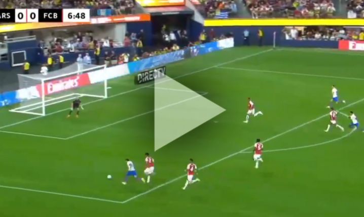 Lewandowski STRZELA w 7 minucie z Arsenalem! [VIDEO]