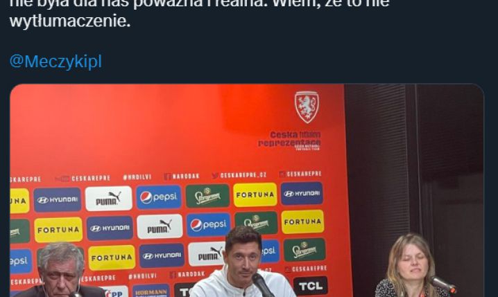 Lewandowski PRZEPRASZA KIBICÓW na konferencji prasowej!