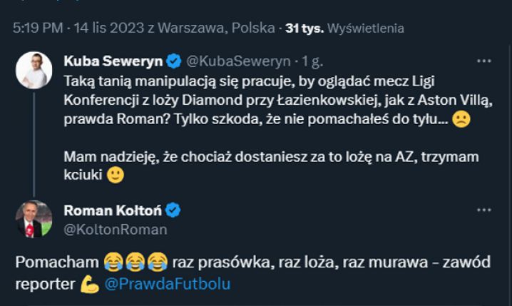 ODPOWIEDŹ Romana Kołtonia na komentarz dziennikarza sport.pl!