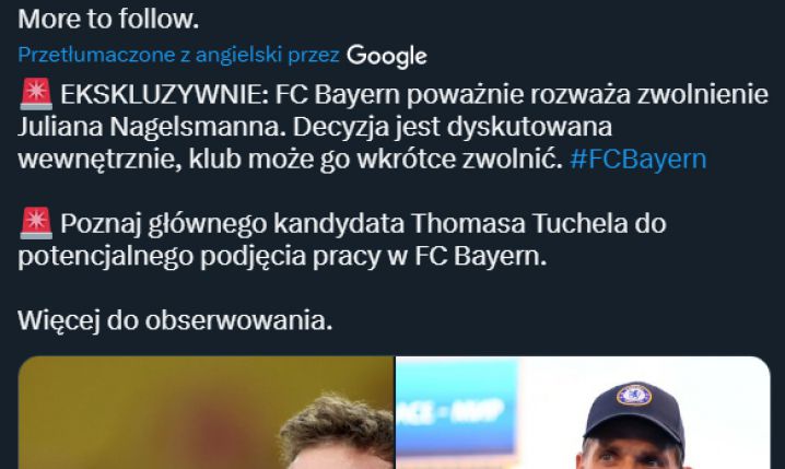 HIT! NAGELSMANN NA WYLOCIE Z BAYERNU!