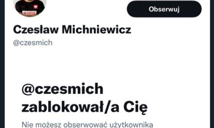 Michniewicz blokuje kolejnych dziennikarzy...