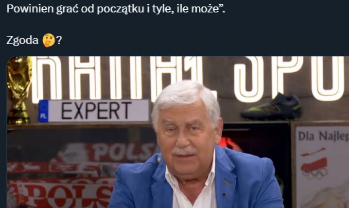 Tego zawodnika Jerzy Engel widzi w wyjściowym składzie Polski... xD