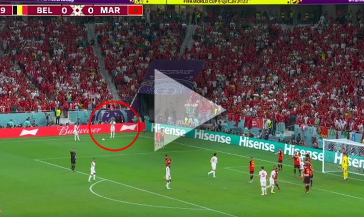 SZOK! Tak z rzutu wolnego strzela Sabiri na 1-0 z Belgią! [VIDEO]