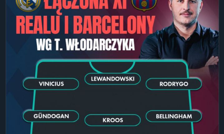XI złożona z najlepszych piłkarzy Realu i Barcy według Tomasza Włodarczyka!