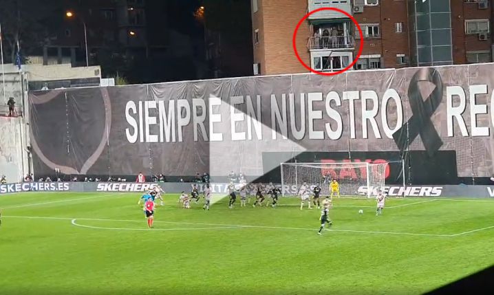 Valverde kopnął piłkę prosto na balkon za stadionem! xD [VIDEO]