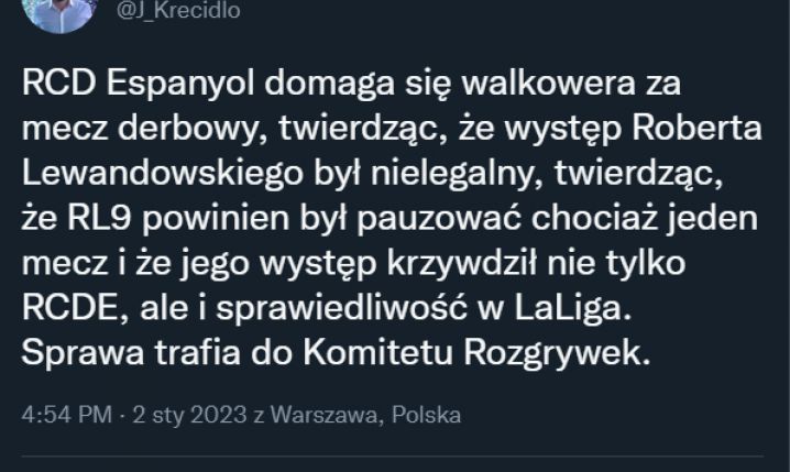 HIT! Espanyol domaga się WALKOWERA za mecz z Barcą!