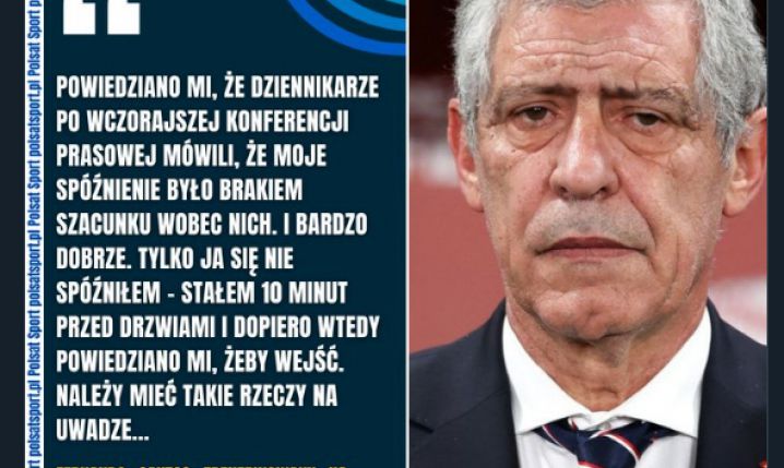 Fernando Santos trochę się wkurzył...