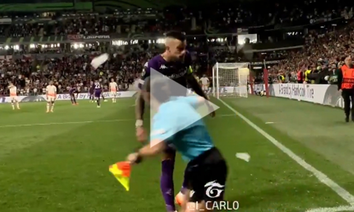 Piłkarz Fiorentiny OBRZUCONY przez kibiców West Hamu! [VIDEO]