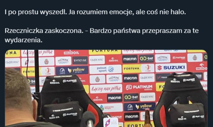 ZACHOWANIE trenera Wisły Kraków po meczu z Puszczą!