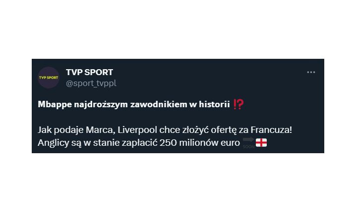 Nie tylko Real! JEST KLUB, KTÓRY OFERUJE 250 MLN EURO ZA MBAPPE