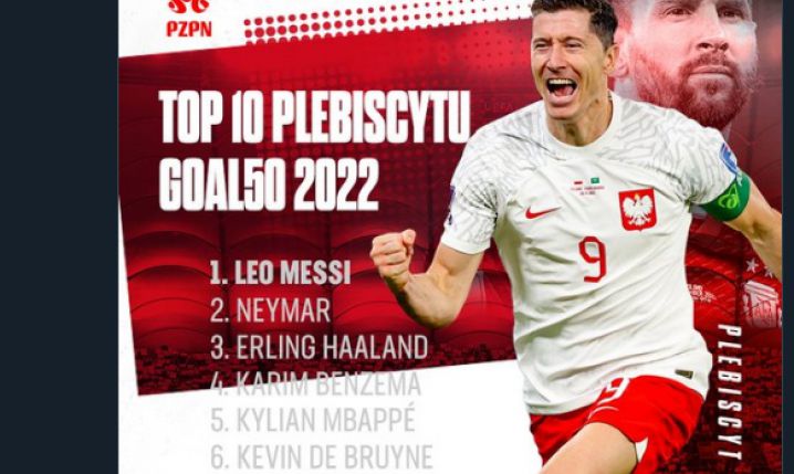 TOP 10 najlepszych piłkarzy 2022 roku według GOAL!