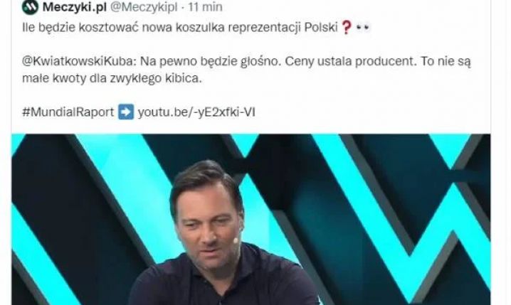 TYLE mogą kosztować nowe koszulki reprezentacji Polski...