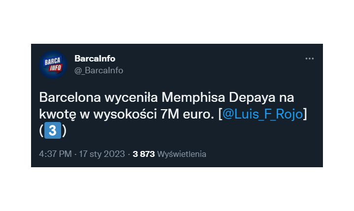 FC Barcelona WYCENIŁA Memphisa Depaya!