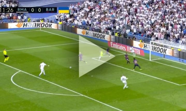 Benzema STRZELA GOLA na 1-0 z Barceloną! [VIDEO]