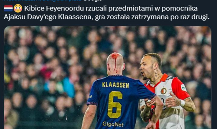 TAK KIBICE Feyenoordu potraktowali Klaassena...