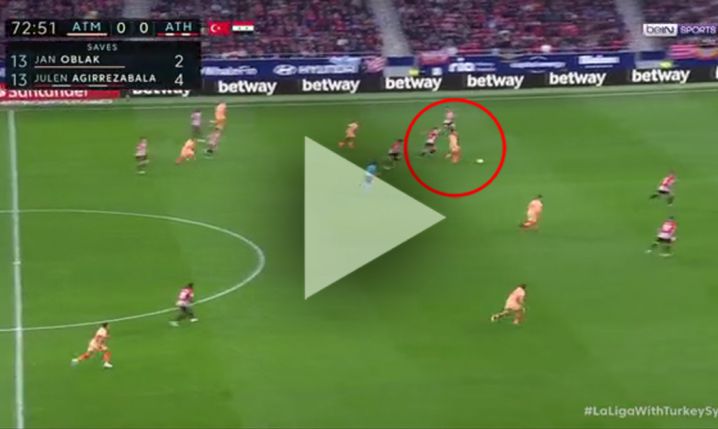 Tak strzela Griezmann na 1-0 z Bilbao! [VIDEO]