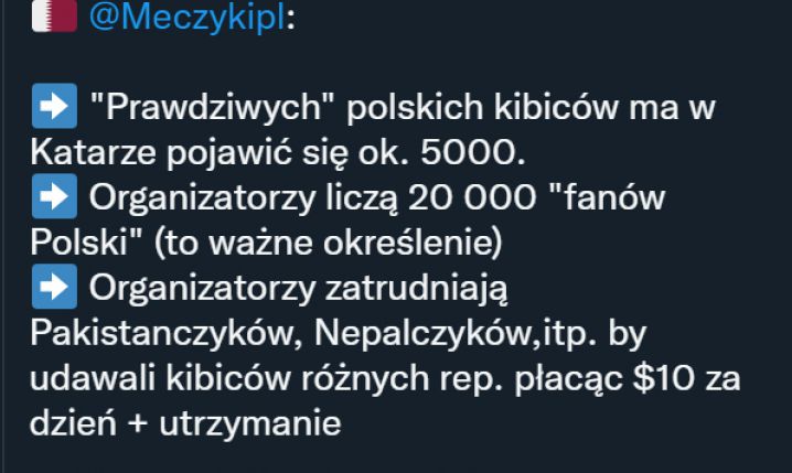 TYLE ma być ''PRAWDZIWYCH'' polskich kibiców na Mundialu w Katarze!