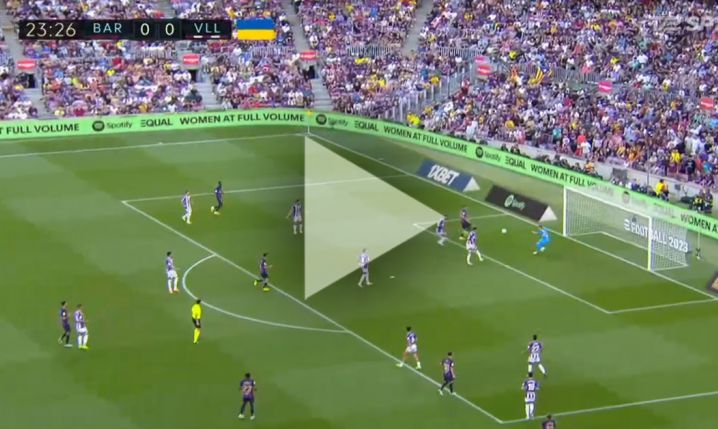 TAK STRZELA Lewandowski na 1-0 z Valladolid!!! [VIDEO]