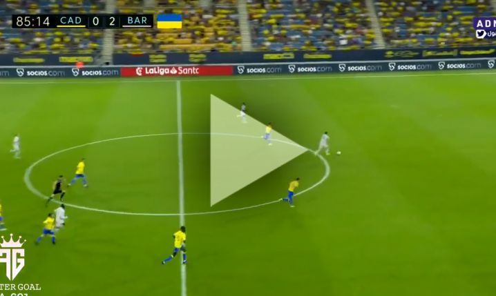Ansu Fati strzela na 3-0 po asyście Lewandowskiego! [VIDEO]