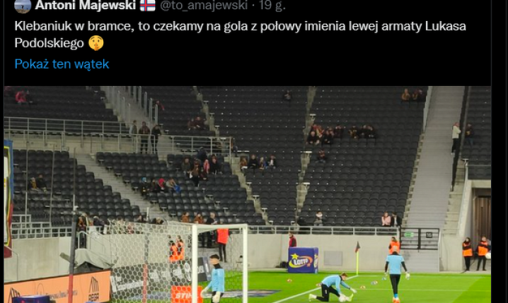 Tak Podolski odpowiedział na proroczy wpis dziennikarza... :D