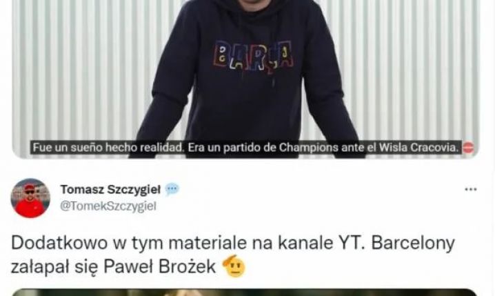 Pique zapadł w pamięci mecz z Wisłą Kraków... :D