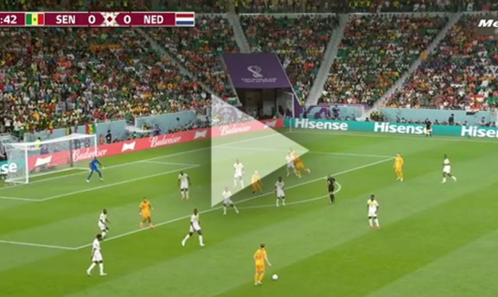 Gakpo STRZELA GOLA na 1-0 z Senegalem! [VIDEO]