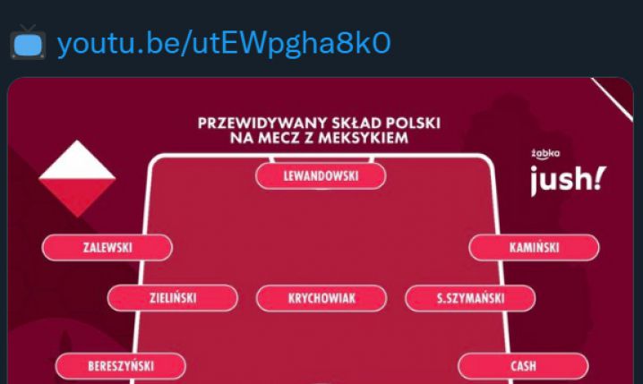 TAK ma wyglądać XI POLSKI na mecz z Meksykiem wg Tomasza Włodarczyka!