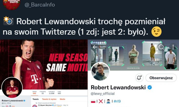 ZMIANY na Twitterze Roberta Lewandowskiego!